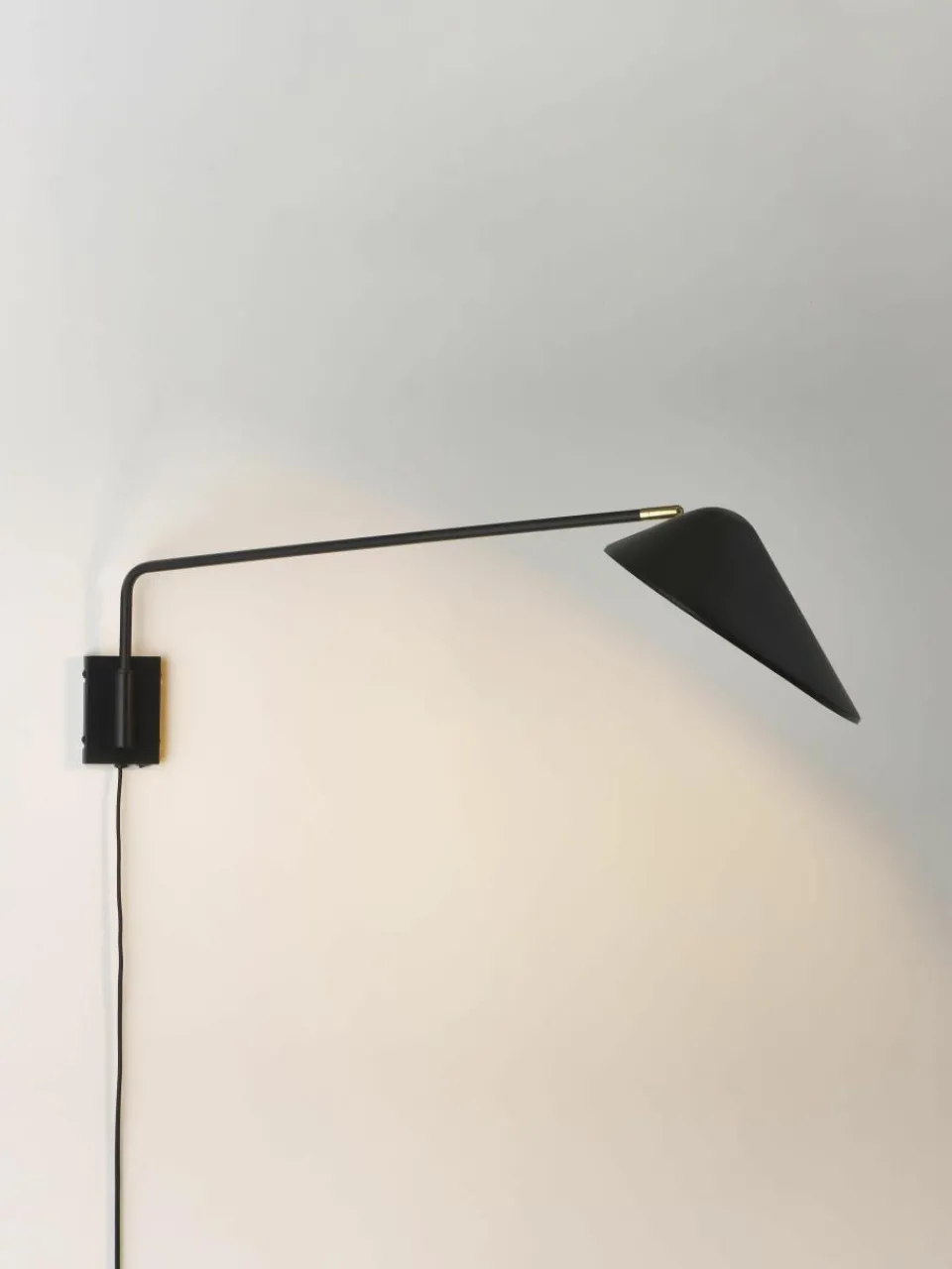 Grote wandlamp Neron met stekker^Westwing Collection Best