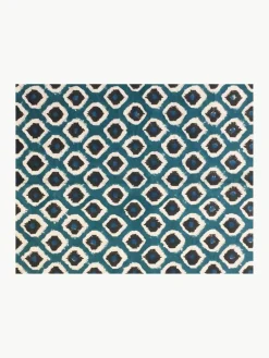 Handbedrukte katoenen placemats Sarp, 4 stuks^Westwing Hot