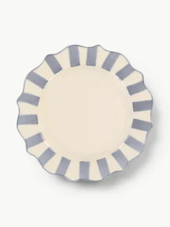 Handbeschilderd ontbijtbord Lilac Scalloped^Anna + Nina Discount
