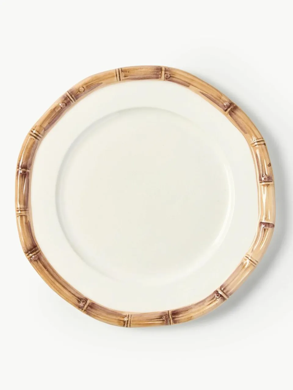Handbeschilderd ontbijtbord Bamboo^Westwing Sale