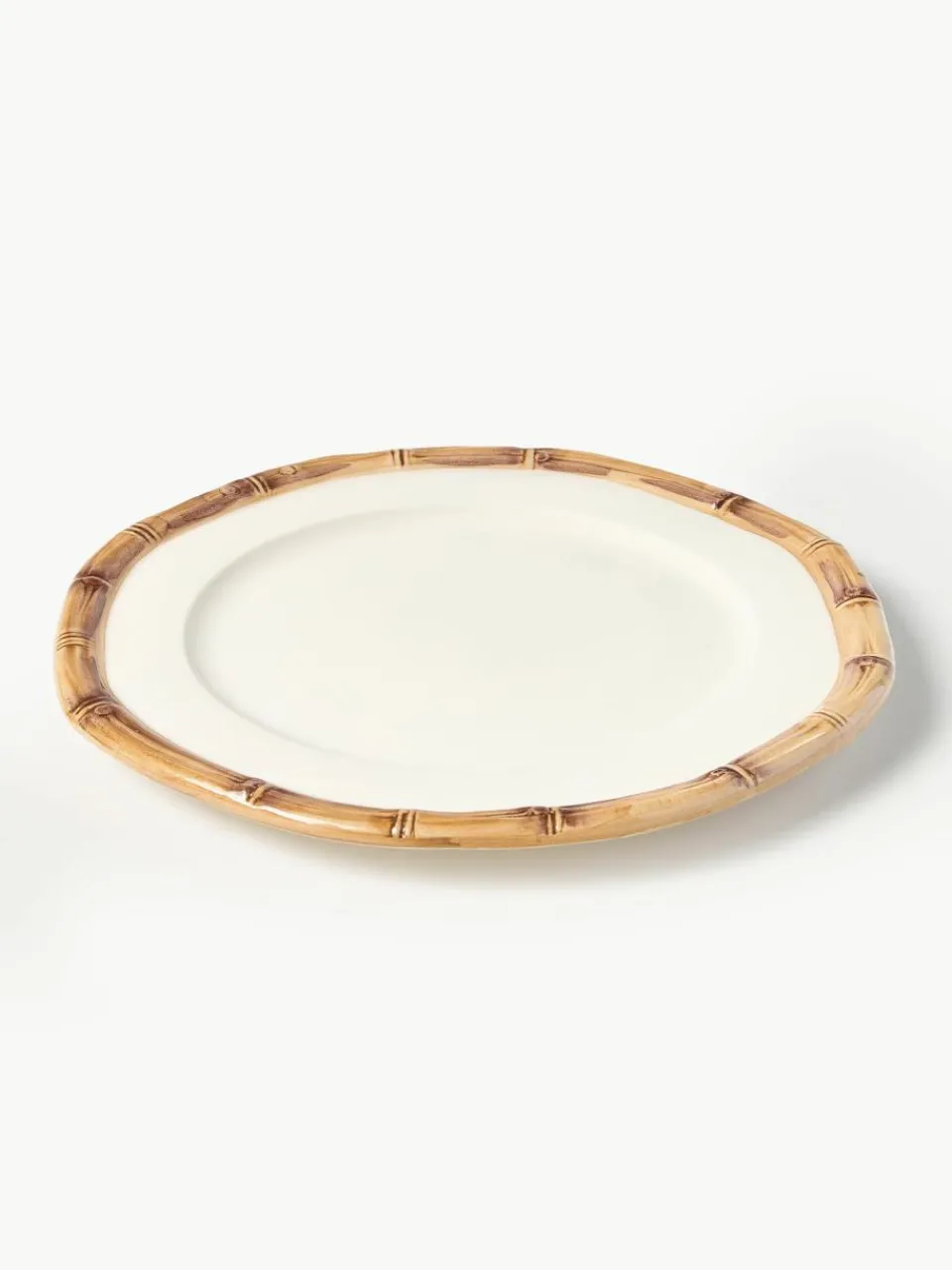 Handbeschilderd ontbijtbord Bamboo^Westwing Sale