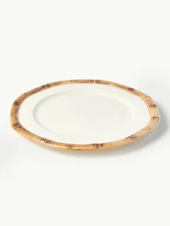 Handbeschilderd ontbijtbord Bamboo^Westwing Sale
