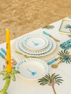 Handbeschilderd ontbijtbord The Palms^Westwing Sale