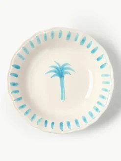 Handbeschilderd soepbord The Palms^Westwing Outlet