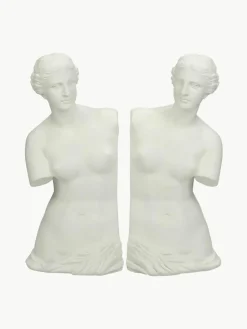 Handbeschilderde boekensteun Venus, 2 stuks^Westwing Best