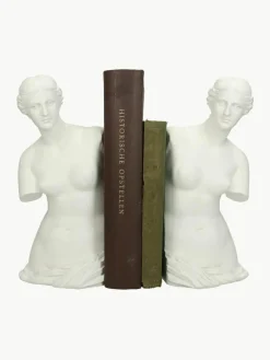 Handbeschilderde boekensteun Venus, 2 stuks^Westwing Best