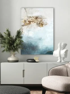 Handbeschilderde canvasdoek Freja Blanche^Malerifabrikken Clearance