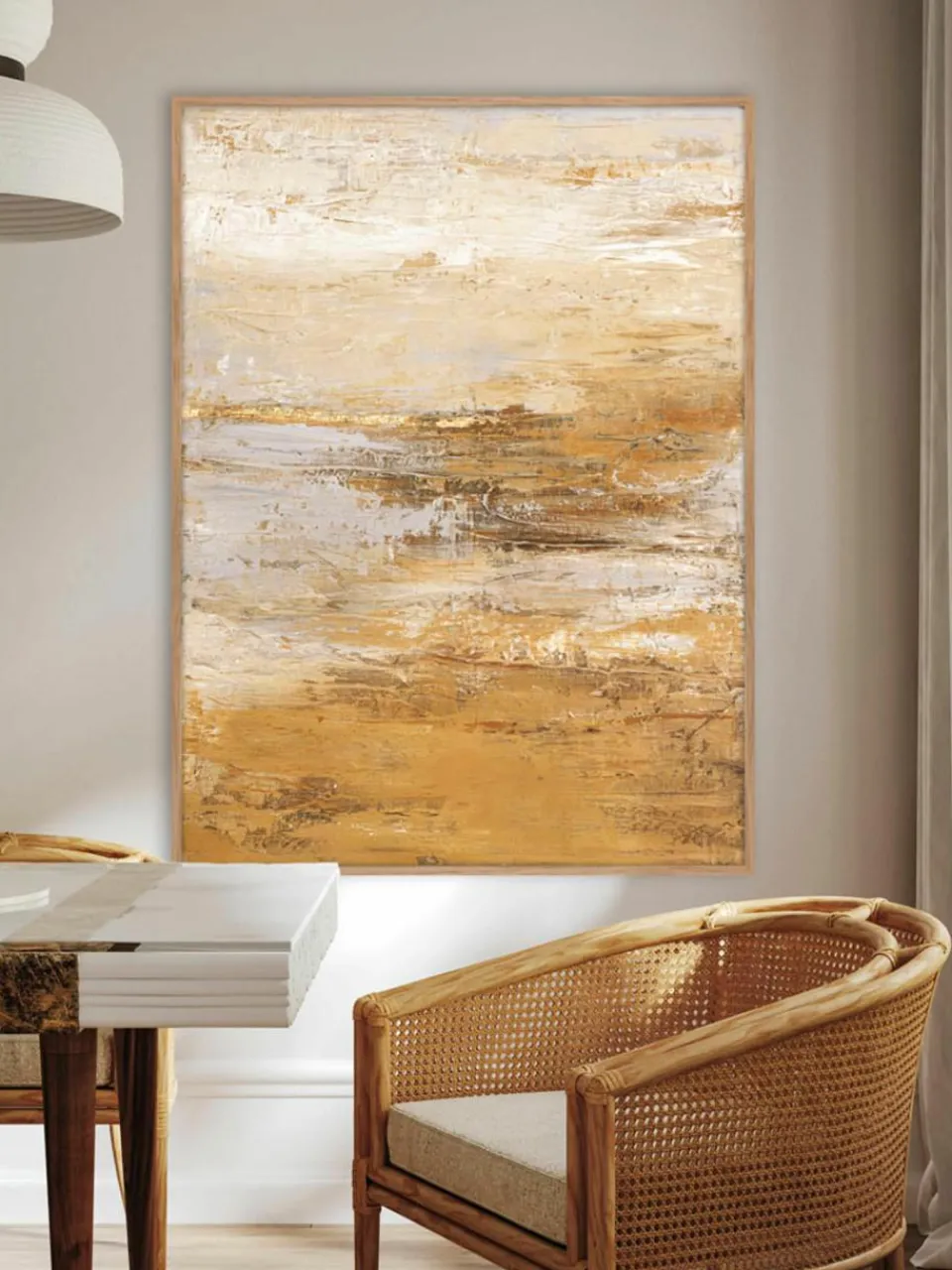 Handbeschilderde canvasdoek Hydrate met houten frame^Malerifabrikken Discount