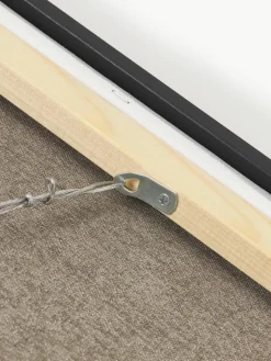 Handbeschilderde canvasdoek Simple Living met houten frame^Malerifabrikken Best