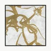 Handbeschilderde canvasdoek Goldplay met houten frame^Malerifabrikken Fashion