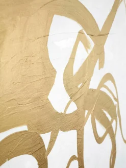 Handbeschilderde canvasdoek Goldplay met houten frame^Malerifabrikken Fashion