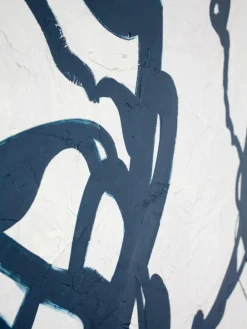 Handbeschilderde canvasdoek Blueplay met houten frame^Malerifabrikken Sale