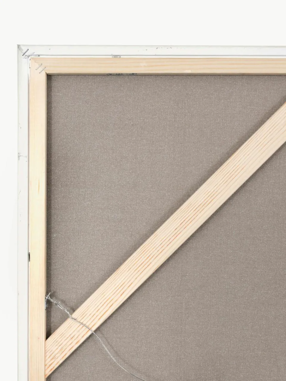 Handbeschilderde canvasdoek Scenario met houten frame^Malerifabrikken New