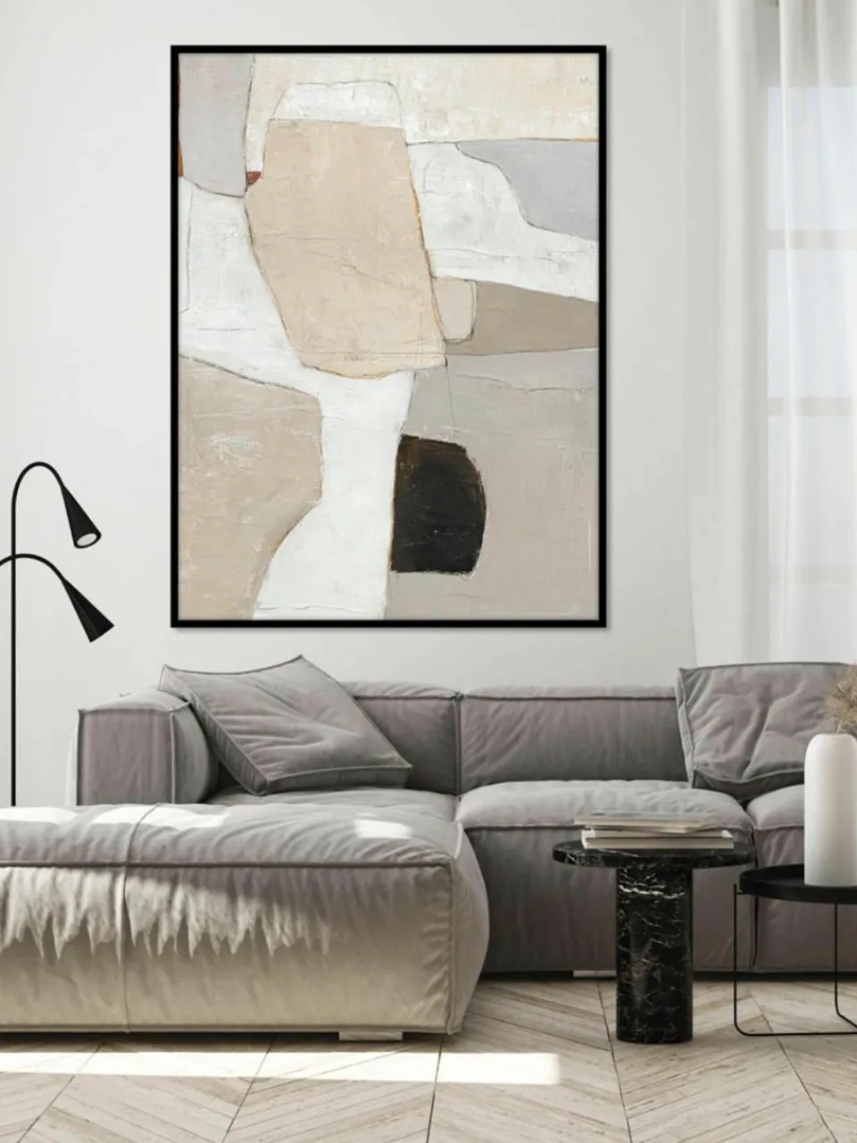 Handbeschilderde canvasdoek Accurate met houten frame^Malerifabrikken Fashion