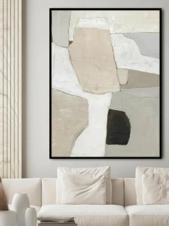 Handbeschilderde canvasdoek Accurate met houten frame^Malerifabrikken Fashion