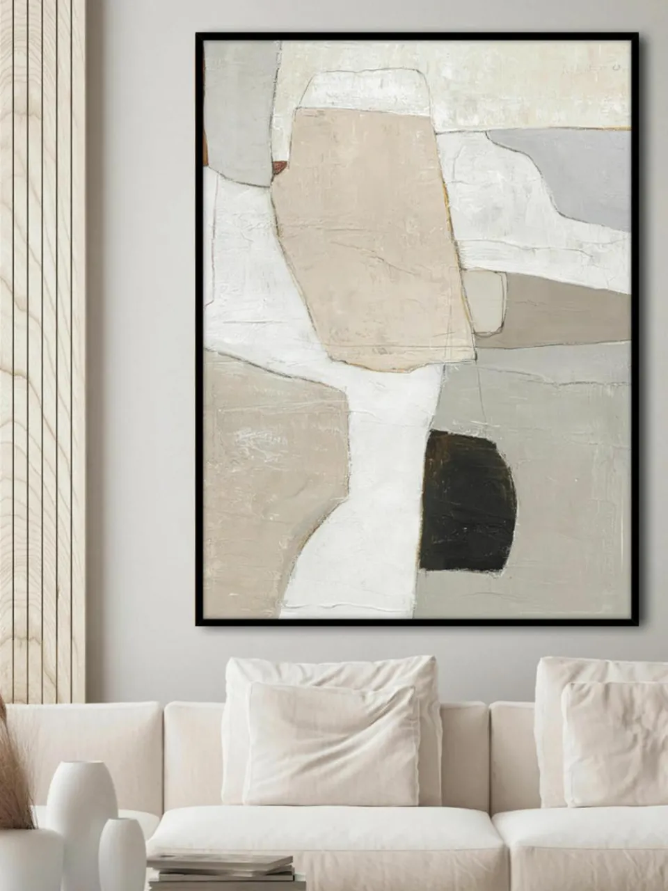 Handbeschilderde canvasdoek Accurate met houten frame^Malerifabrikken Fashion