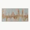Handbeschilderde canvasdoek Interferenza di Colori^Agave Sale