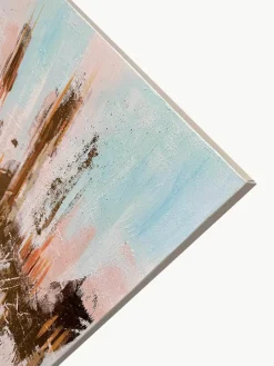 Handbeschilderde canvasdoek Interferenza di Colori^Agave Sale