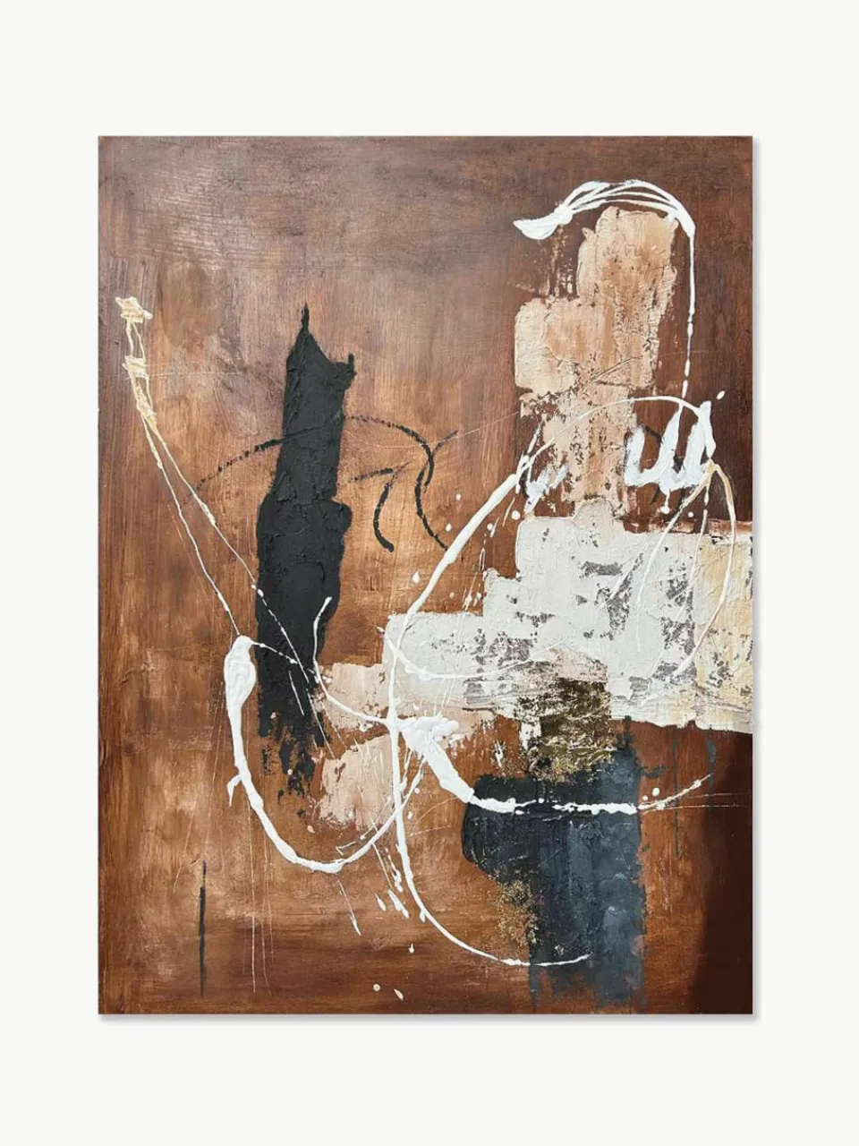 Handbeschilderde canvasdoek Rust^Agave Online