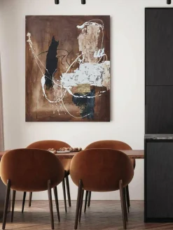 Handbeschilderde canvasdoek Rust^Agave Online