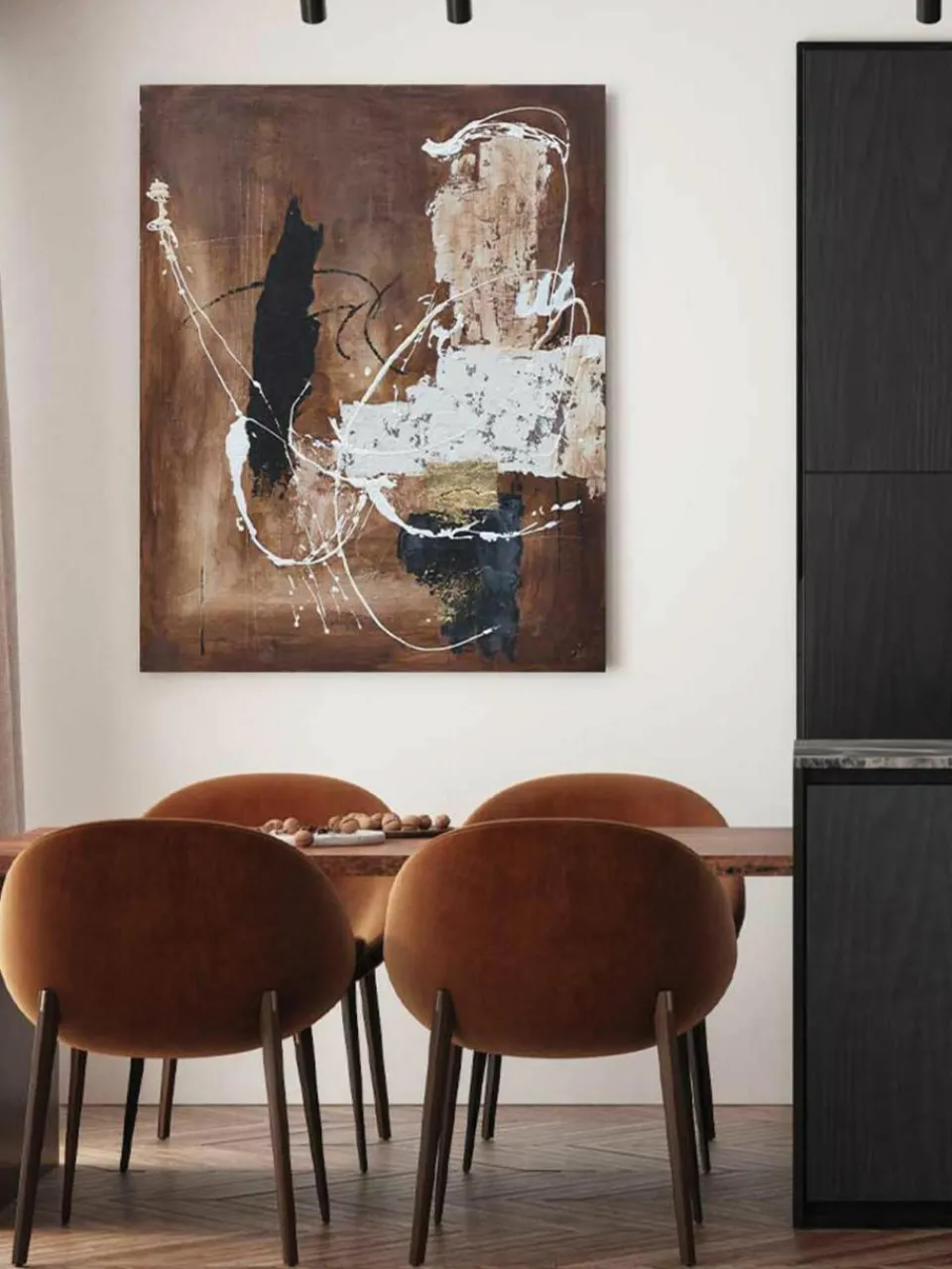 Handbeschilderde canvasdoek Rust^Agave Online