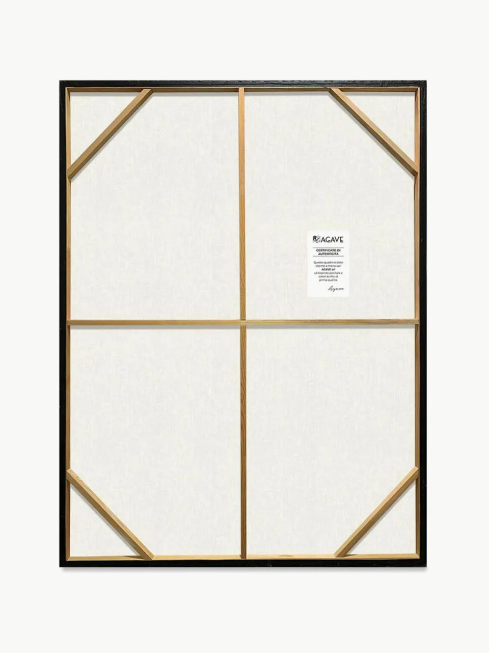 Handbeschilderde canvasdoek Rust^Agave Online