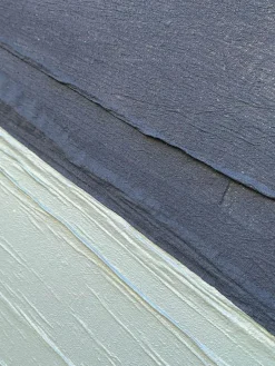 Handbeschilderde canvasdoek Fabrics met lijst^Agave New