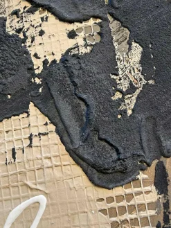 Handbeschilderde canvasdoek Cream^Agave Online