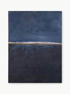 Handbeschilderde canvasdoek Edge Blue^Malerifabrikken Fashion