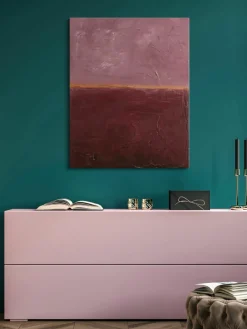 Handbeschilderde canvasdoek Edge Rose^Malerifabrikken Hot