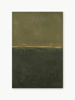 Handbeschilderde canvasdoek Edge Green^Malerifabrikken New