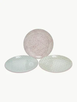 Handbeschilderde dinerbord Patrizia, set van 3^Bloomingville Discount