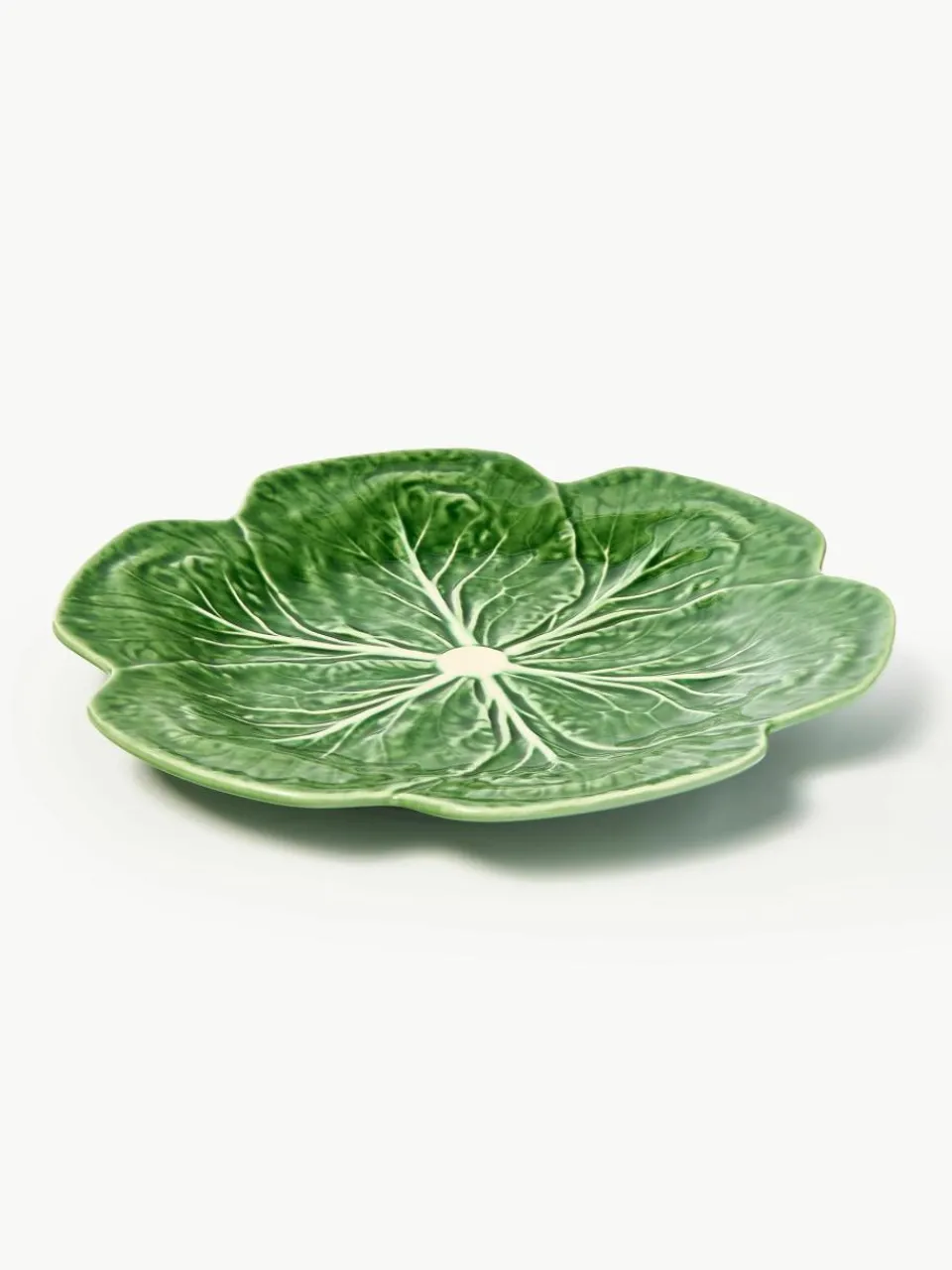Handbeschilderde dinerborden Cabbage, 4 stuks^BORDALLO PINHEIRO Sale
