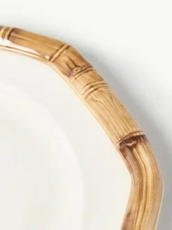 Handbeschilderde dinerborden Bamboo^Westwing Fashion