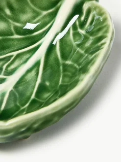 Handbeschilderde dipschalen Cabbage, 2 stuks^BORDALLO PINHEIRO Sale