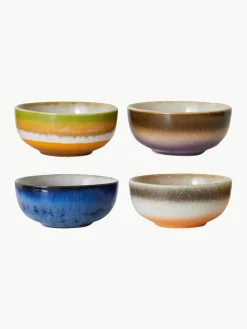 Handbeschilderde dipschalen 70's, 4-delig^HKLIVING Sale
