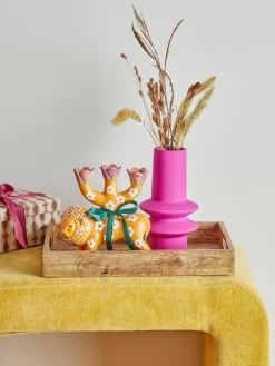 Handbeschilderde kandelaar Lazar^Bloomingville Sale