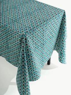 Handbeschilderde katoenen tafelkleed Sarp^Westwing Sale