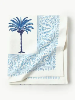Handbeschilderde katoenen tafelkleed The Palms^Westwing Outlet
