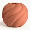 Handbeschilderde keramische vaas Twist Ball, H 20 cm^Cooee Design Best