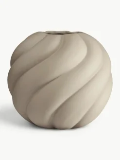 Handbeschilderde keramische vaas Twist Ball, H 20 cm^Cooee Design Sale
