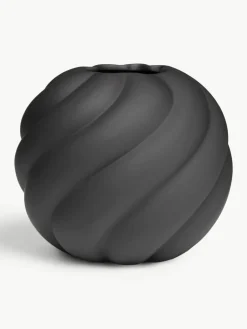 Handbeschilderde keramische vaas Twist Ball, H 20 cm^Cooee Design Sale