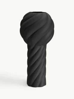 Handbeschilderde keramische vaas Twist Pillar, H 34 cm^Cooee Design Sale