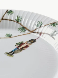 Handbeschilderde kerstdinerborden Hammershøi, 4 stuks^KÄHLER Sale