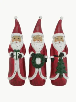 Handbeschilderde Kerstman figuren Pedros, set van 3^Westwing Outlet