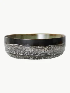 Handbeschilderde kom 70's met reactief glazuur^HKLIVING Fashion