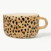 Handbeschilderde kopje Leopard^Anna + Nina Discount