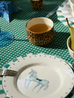 Handbeschilderde kopje Leopard^Anna + Nina Discount
