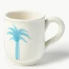 Handbeschilderde kopje The Palms^Westwing Clearance