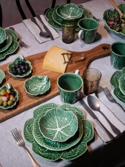 Handbeschilderde mokken Cabbage, 4 stuks^BORDALLO PINHEIRO Best